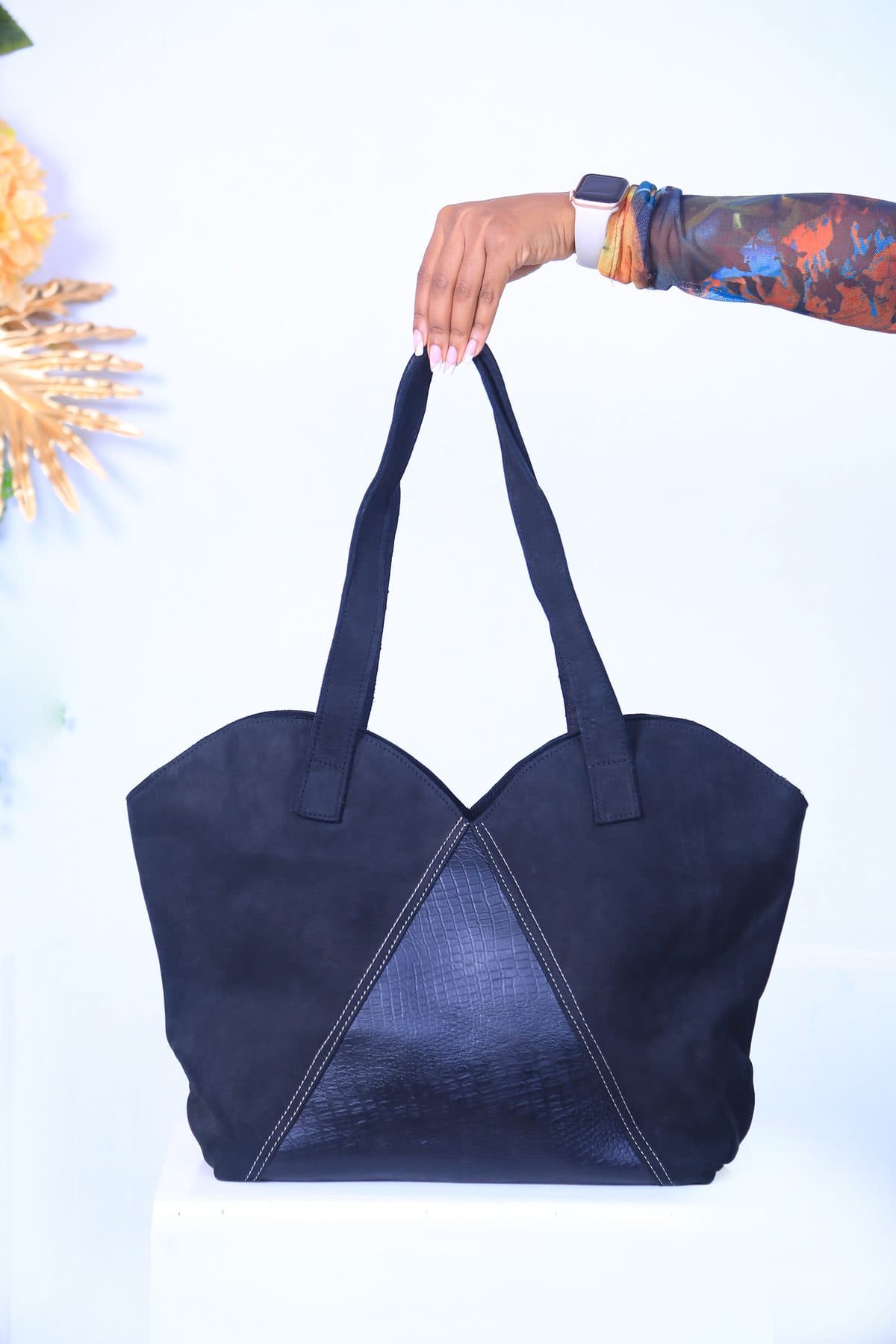 Leather handbag
